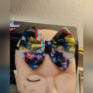 Captain America baby bow (one size)